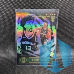 2020-21 Panini Illusions #174 Jordan Nwora Emerald RC Rookie Bucks
